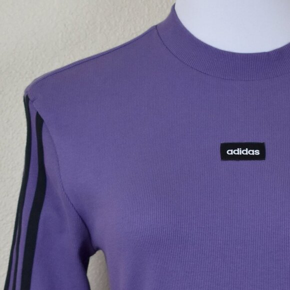 Adidas Moment Tech Purple Black Dress NEW Small - Picture 8 of 9